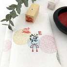 KYUKANDO Yura-No-In Wooden Stamp - Lotus-niconeco zakkaya