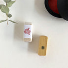 KYUKANDO Yura-No-In Wooden Stamp - Nandina Flower (南天）-niconeco zakkaya
