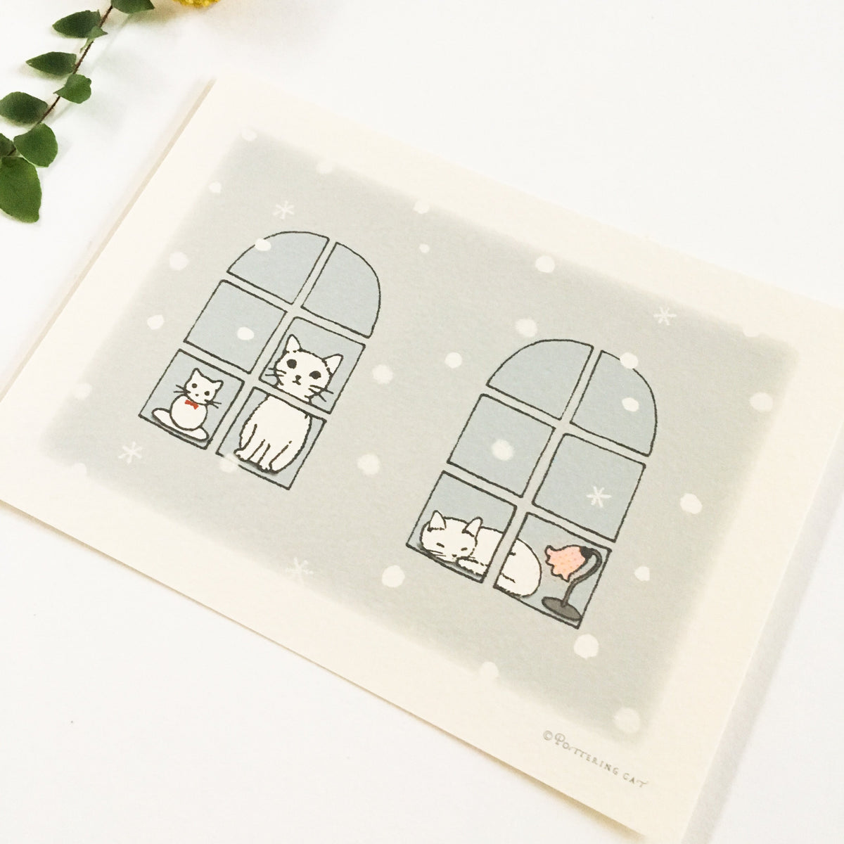 Neko Seasonal Potacard - Janurary (Yuki)-niconeco zakkaya