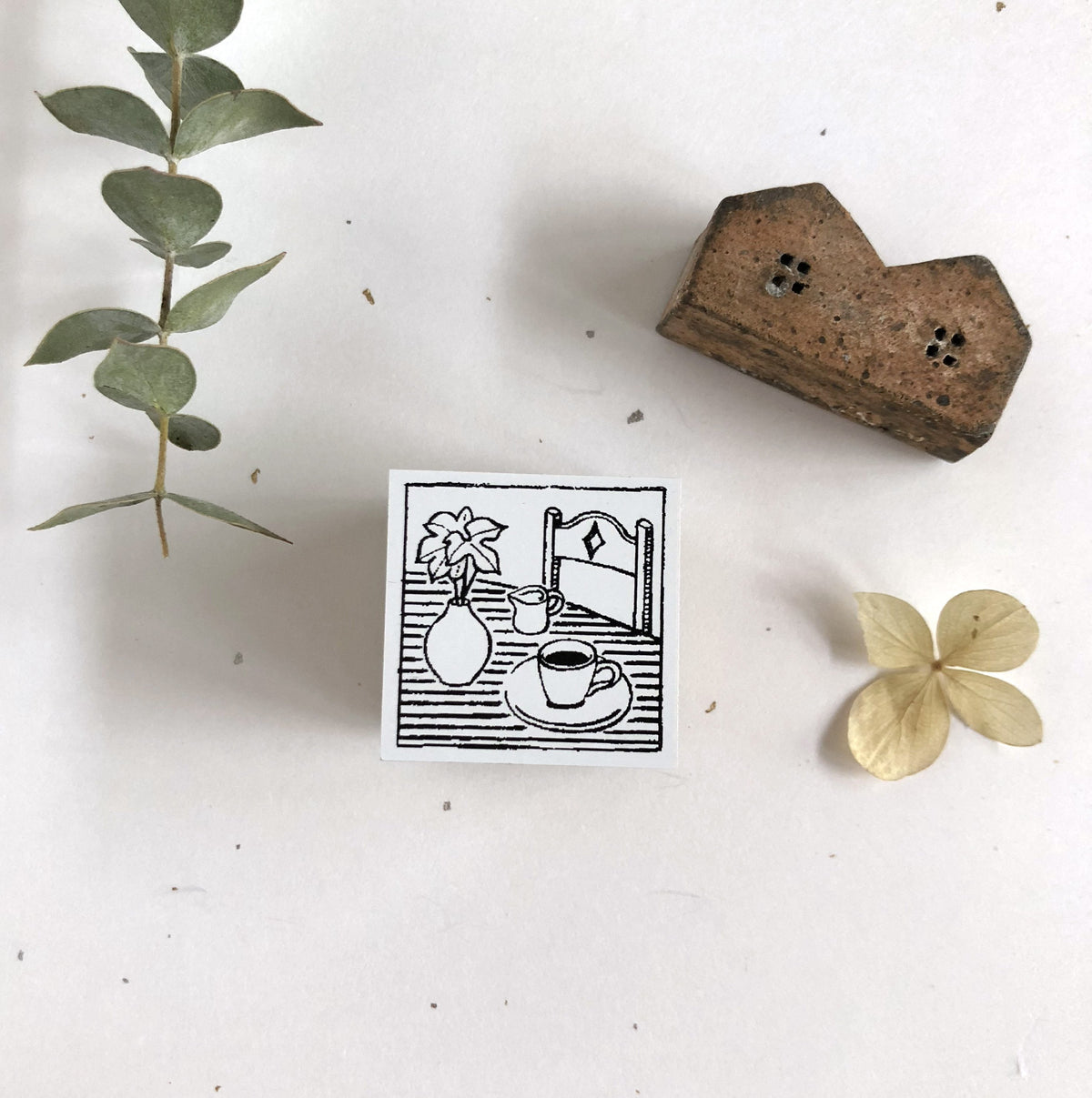 niconeco zakkaya x Hiraoka Hitomi Collabration Rubber Stamp - Coffee Time-niconeco zakkaya