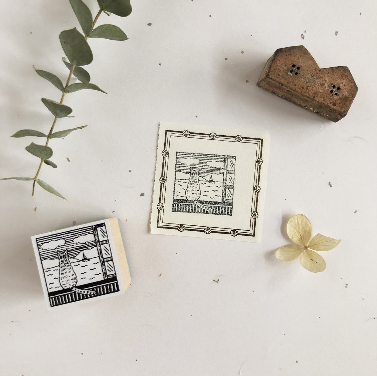 niconeco zakkaya x Hiraoka Hitomi Collabration Rubber Stamp - Daze-niconeco zakkaya