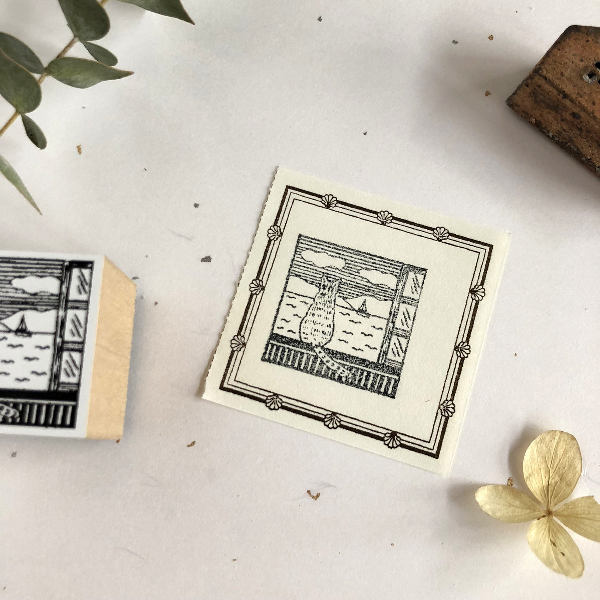 niconeco zakkaya x Hiraoka Hitomi Collabration Rubber Stamp - Daze-niconeco zakkaya