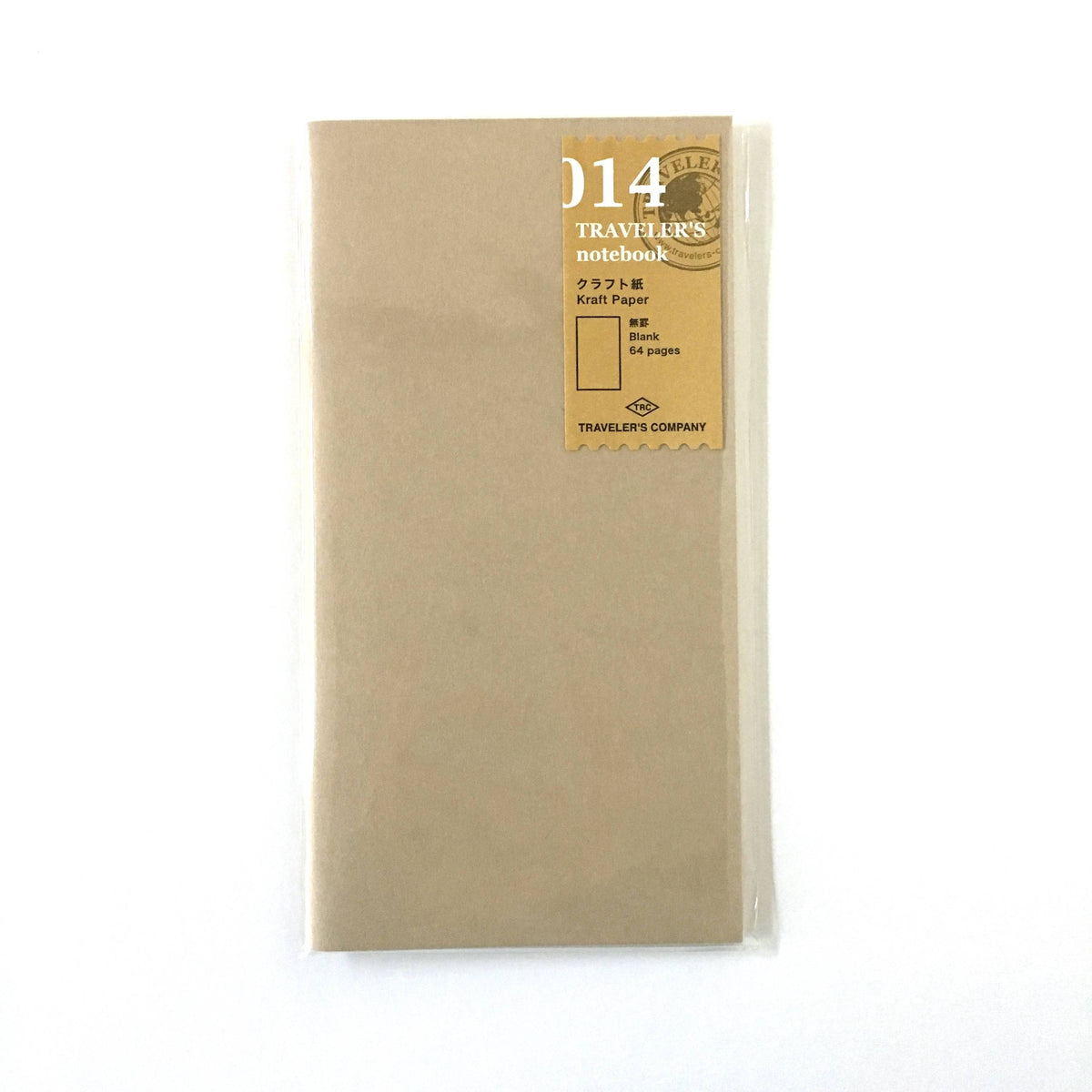 Traveler's Notebook 014 Kraft Paper Refill-niconeco zakkaya